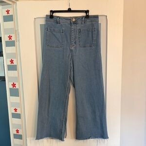 EVERY distressed/fringe denim jeans